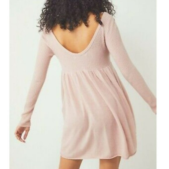 Free People The Luxe Sweater Babydoll Dress Medium - Picture 8 of 10